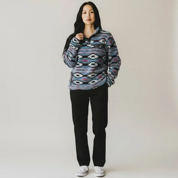 🌻CINCH Western Aztec Fleece Pullover | Women’s Size Small - Picture 2 of 10